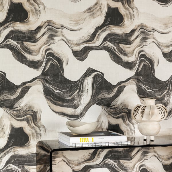 Galerie Wallpaper Product code: A85101_2 - Structured Walls Wallpaper Collection - Black Colours -  