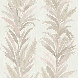 Galerie Wallcoverings Product Code 35900 - Ornamenta Wallpaper Collection - Beige Rose Gold Colours - Leaf Flourish Design