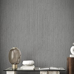Galerie Wallcoverings Product Code 35989 - Ornamenta Wallpaper Collection - Silver Grey Colours - Stripe Texture Design