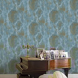 Galerie Wallcoverings Product Code 42576 - Italian Textures 2 Wallpaper Collection - Blue Colours - Marble Texture Design