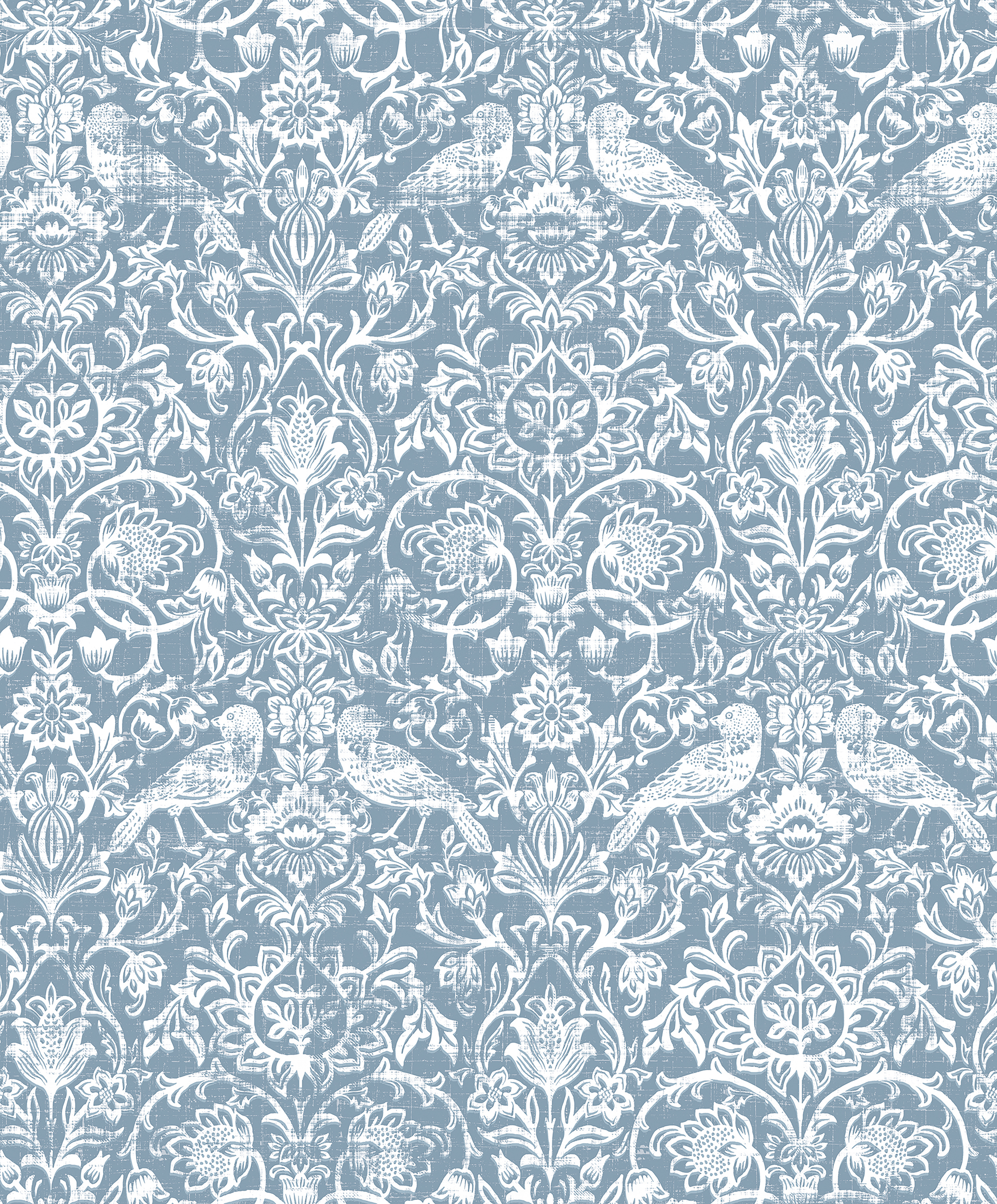 Galerie Wallcoverings Product Code 47623 - Heritage Wallpaper Collection - Blue Colours - Batik Design