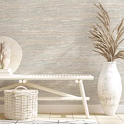 Galerie Wallcoverings Product Code 91916 - Vault Wallpaper Collection - Greige Colours - Grasscloth Design