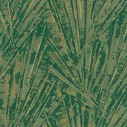 Galerie Wallcoverings Product Code 91936 - Vault Wallpaper Collection - Green, Gold Colours - Fan Palm Design