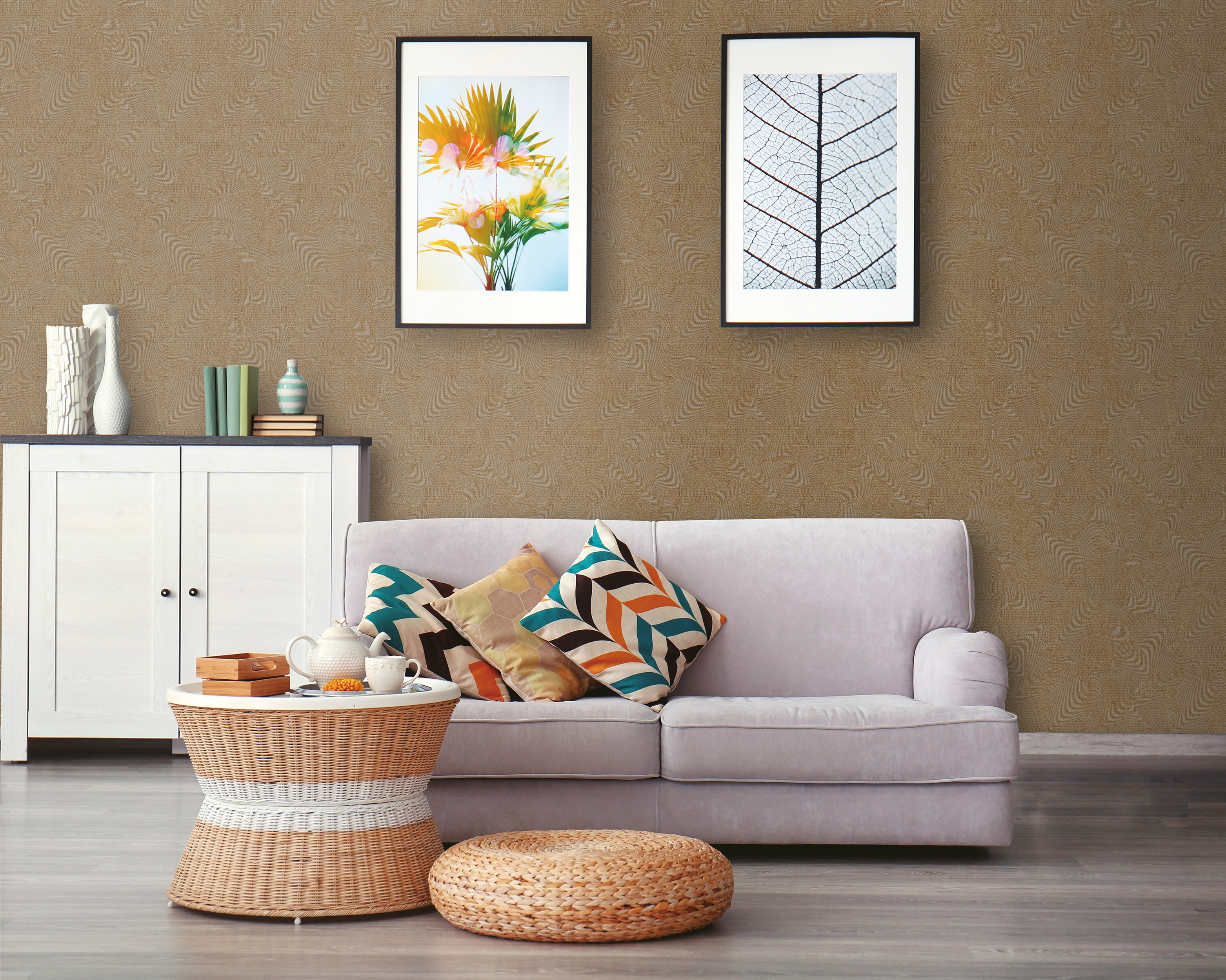 Galerie Wallcoverings Product Code DWP0366-05 - Zen Wallpaper Collection -  Plaster Fan Design