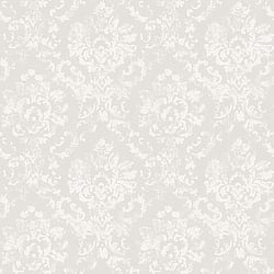 Galerie Wallcoverings Product Code G45013 - Vintage Roses Wallpaper Collection - Grey Colours - Damask Design