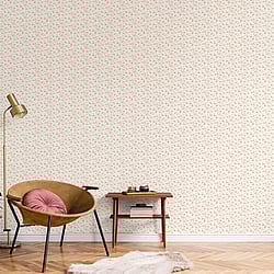 Galerie Wallcoverings Product Code G67888 - Miniatures 2 Wallpaper Collection - Red Cream Brown Colours - Small Rose Trail Design