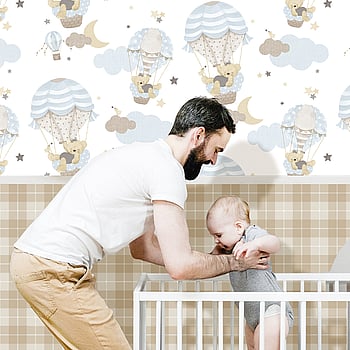 Galerie Wallcoverings Product Code 14816 - Little Explorers 2 Wallpaper Collection - Heavenly Colours -  