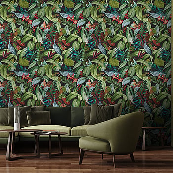 Galerie Wallcoverings Product Code 26742 - Tropical Wallpaper Collection - Pineapple Colours -  