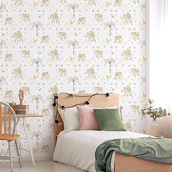 Galerie Wallcoverings Product Code 285-3 - Bambino Wallpaper Collection - Beige/Grey Colours -  