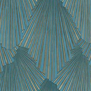 Galerie Wallcoverings Product Code 35850 - Fashion Icon Wallpaper Collection - Green Gold Silver Colours -  