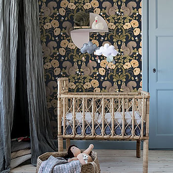 Galerie Wallcoverings Product Code 44123 - Apelviken 2 Wallpaper Collection - Dark Blue Colours -  