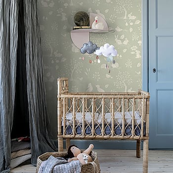 Galerie Wallcoverings Product Code 44130 - Apelviken 2 Wallpaper Collection - Light Green Colours -  