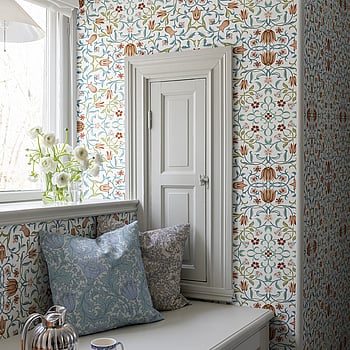 Galerie Wallcoverings Product Code 82007 - Hidden Treasures Wallpaper Collection - Red Colours -  