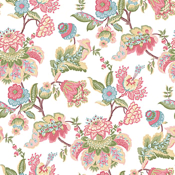 Galerie Wallcoverings Product Code 8301 - Blooming Garden Wallpaper Collection - Light Blue Colours -  