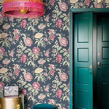 Galerie Wallcoverings Product Code 8308 - Blooming Garden Wallpaper Collection - Blue Colours -  