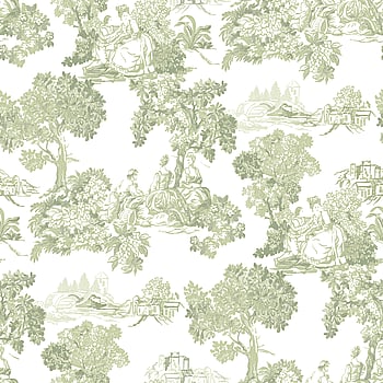 Galerie Wallcoverings Product Code 8344 - Blooming Garden Wallpaper Collection - Green Colours -  