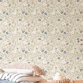 Galerie Wallcoverings Product Code 8353 - Blooming Garden Wallpaper Collection - Beige Colours -  