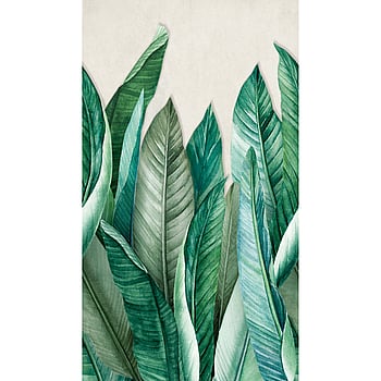 Galerie Wallcoverings Product Code A39501 - One Roll One Motif II Wallpaper Collection - Green Colours -  