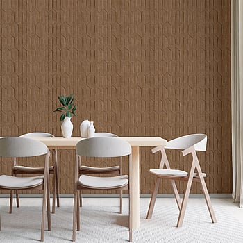 Galerie Wallcoverings Product Code A65001 - Arcadia Wallpaper Collection - Brown Colours -  