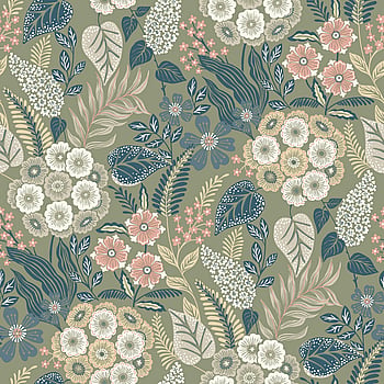 Galerie Wallcoverings Product Code A76603 - Karuna Wallpaper Collection - Green Colours -  