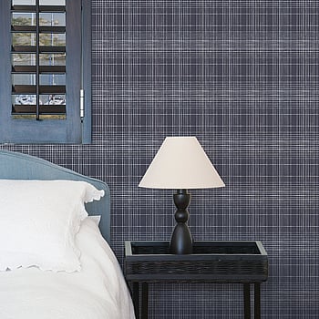 Galerie Wallcoverings Product Code G23333 - Deauville 2 Wallpaper Collection - Navy Blue White Colours -  