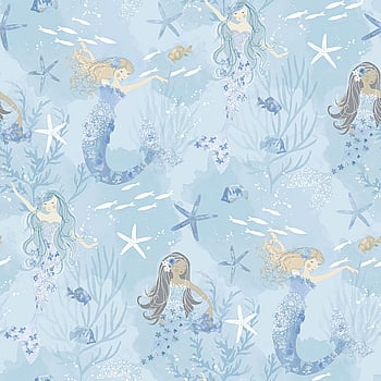 Galerie Wallcoverings Product Code G78388 - Tiny Tots 2 Wallpaper Collection - Blues Purple Glitter Colours -  