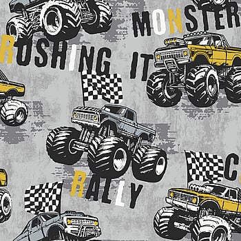 Galerie Wallcoverings Product Code G78571 - Kids & Teens Wallpaper Collection - Yellow Grey Black Silver Colours -  